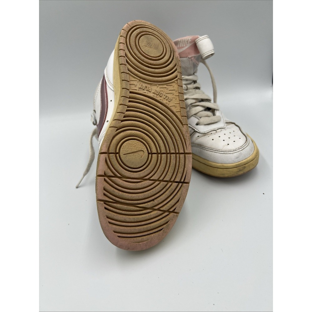 Nike Court‎ Borough Mid White Pink Glaze Shoes CD7782-105 4.5Y - Picture 4 of 11